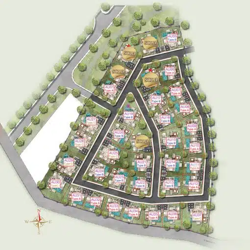 Luxury Villas Four Seasons - Side plan - Real Estate Agency, Phuket