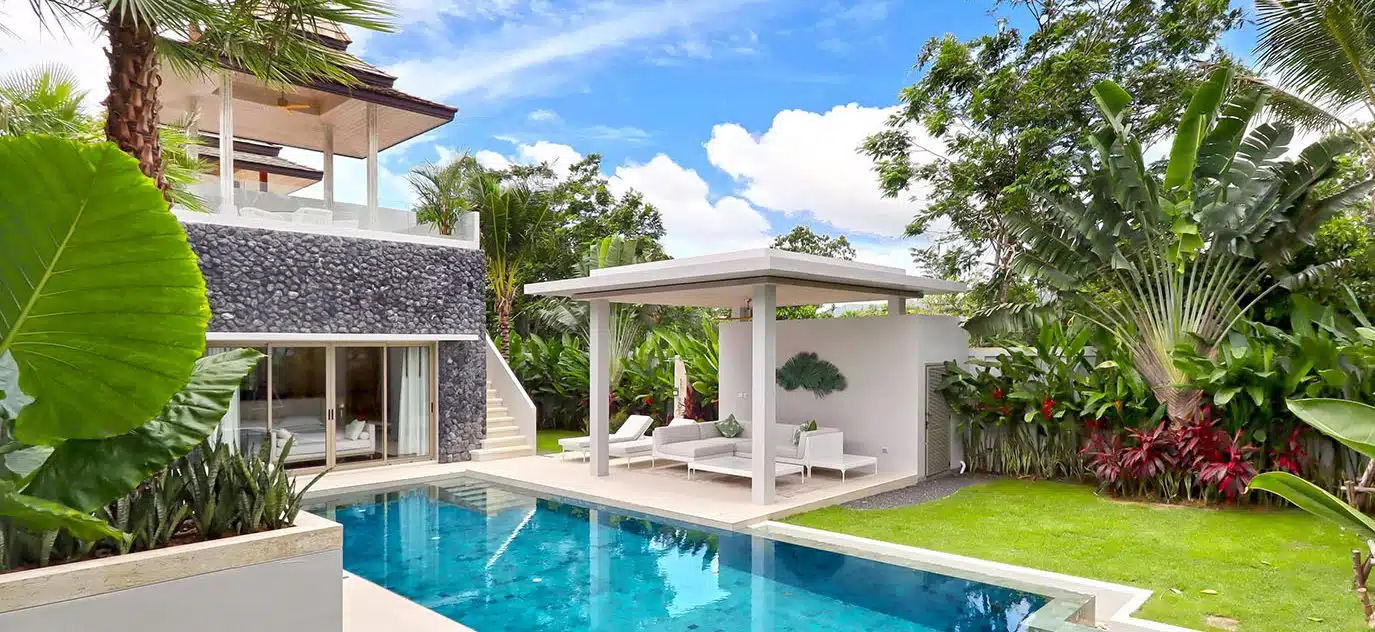 Tropical Balinese hillside pool villa - 3 bedroom - Real Estate Agency, Phuket